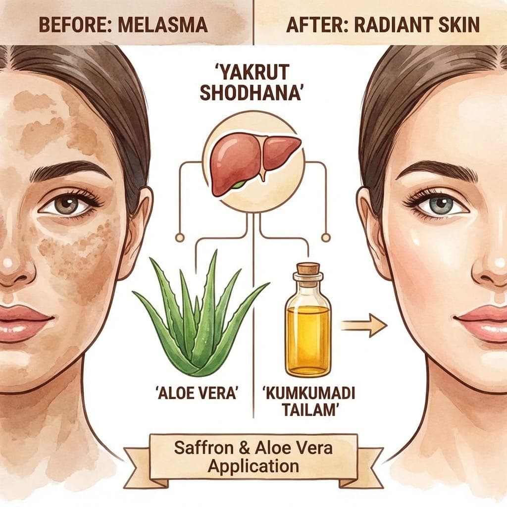 Melasma & Dark Spots: Ayurvedic Blood Purification for Clear Skin
